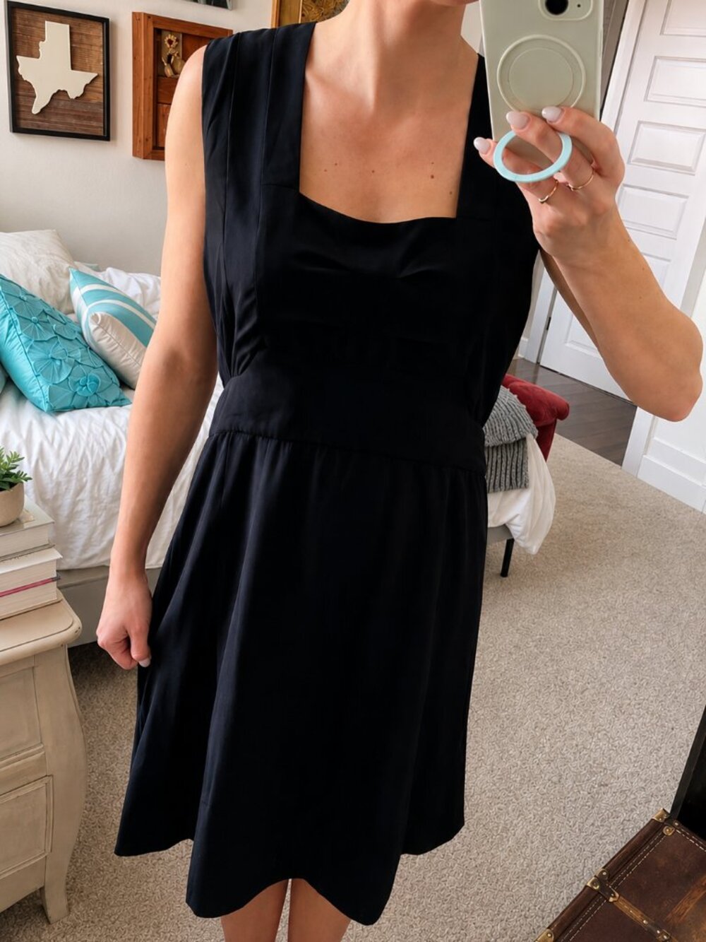 CHLOE Vintage Black Silk Dress